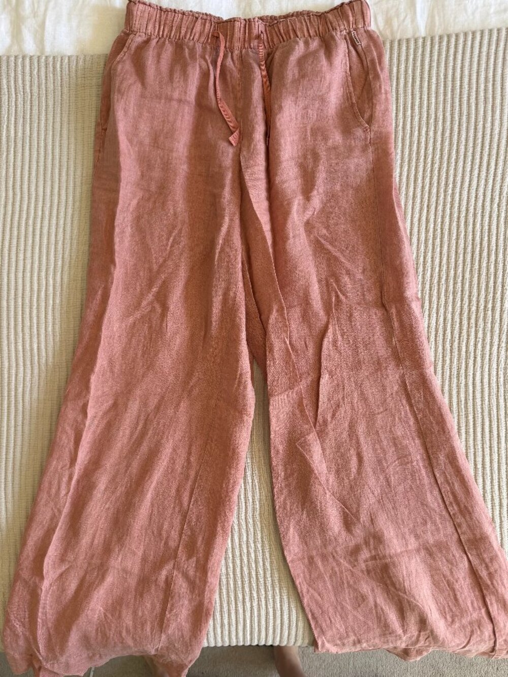 Ecoalf drawstring wide-leg trousers